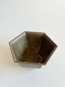 Large Brass Planter