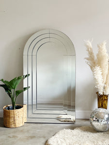 Arched Art Deco Mirror from W. & J. Sloane
