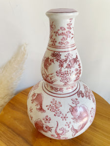 Pink Koi Vase