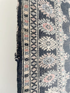 Vintage Hand Knotted Wool Rug