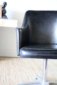 Mid Century Modern Swivel Arm Chair