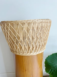 Woven Basket with Lid