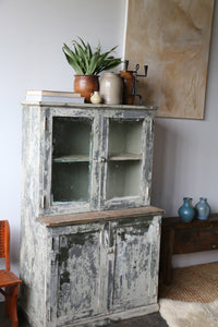 Antique Stepback Hutch