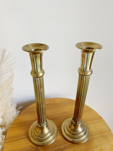 Column Brass Candle Sticks