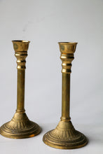 Load image into Gallery viewer, Pair of Brass Candlesticks
