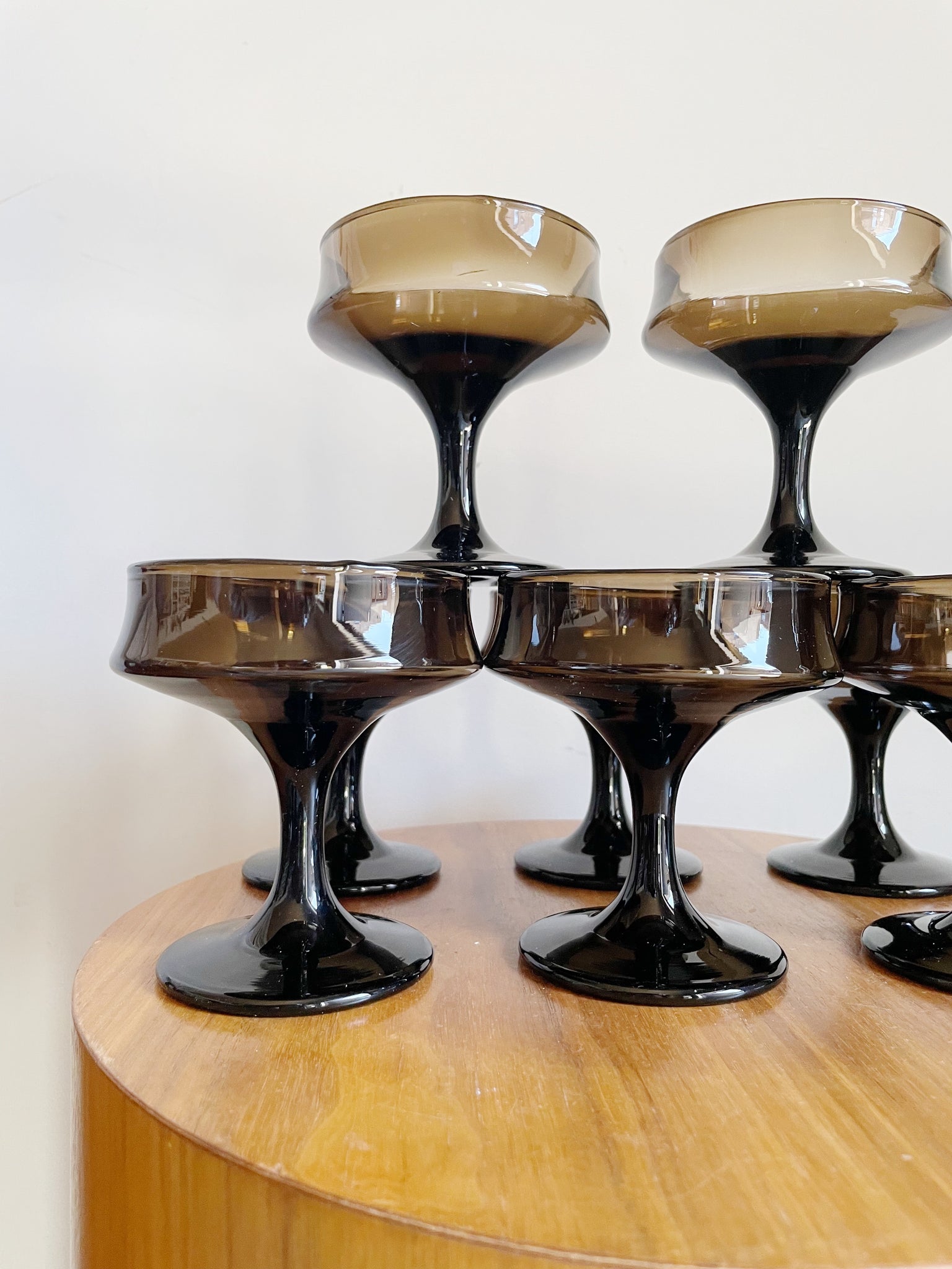 Set of Eight Libby Coupe Glasses – Brick Alley Co.