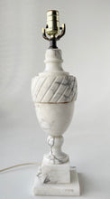 Load image into Gallery viewer, Vintage Italian Carrara Marble Table Lamp
