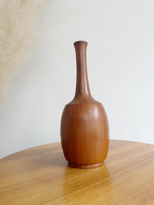 Handmade Wooden Vase Circa 1983