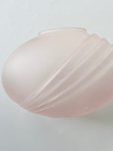 Load image into Gallery viewer, Frosted Blush Pink Art Deco Vase

