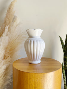 White Ceramic  Vase