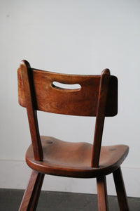 Cushman Vermont Hard Rock Maple Americana Chair by Herman DeVries Circa 1933