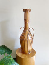 Load image into Gallery viewer, Rattan Floor Vase
