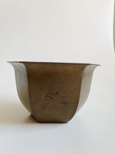 Large Brass Planter