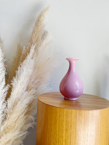 Pink Mid Century Modern Hyalyn Vintage Ceramic Vase