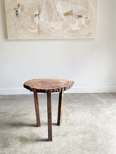 Load image into Gallery viewer, Handmade Live Edge Side Table
