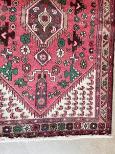 Vintage Hand-Knotted Wool Rug