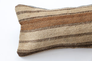 Hand-Knotted Wool Rug Pillow