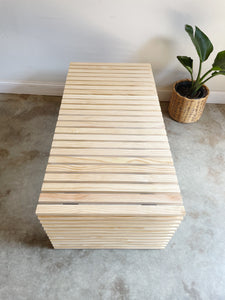 Locally Made Slatted Coffee Table