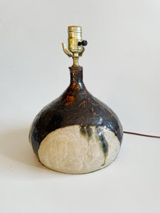 Studio Pottery Glazed Ceramic Table Lamp