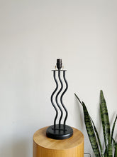 Load image into Gallery viewer, 1980s Postmodern Memphis Style Wave Table Lamp
