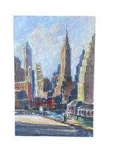 Load image into Gallery viewer, Original Cityscape Painting on Board
