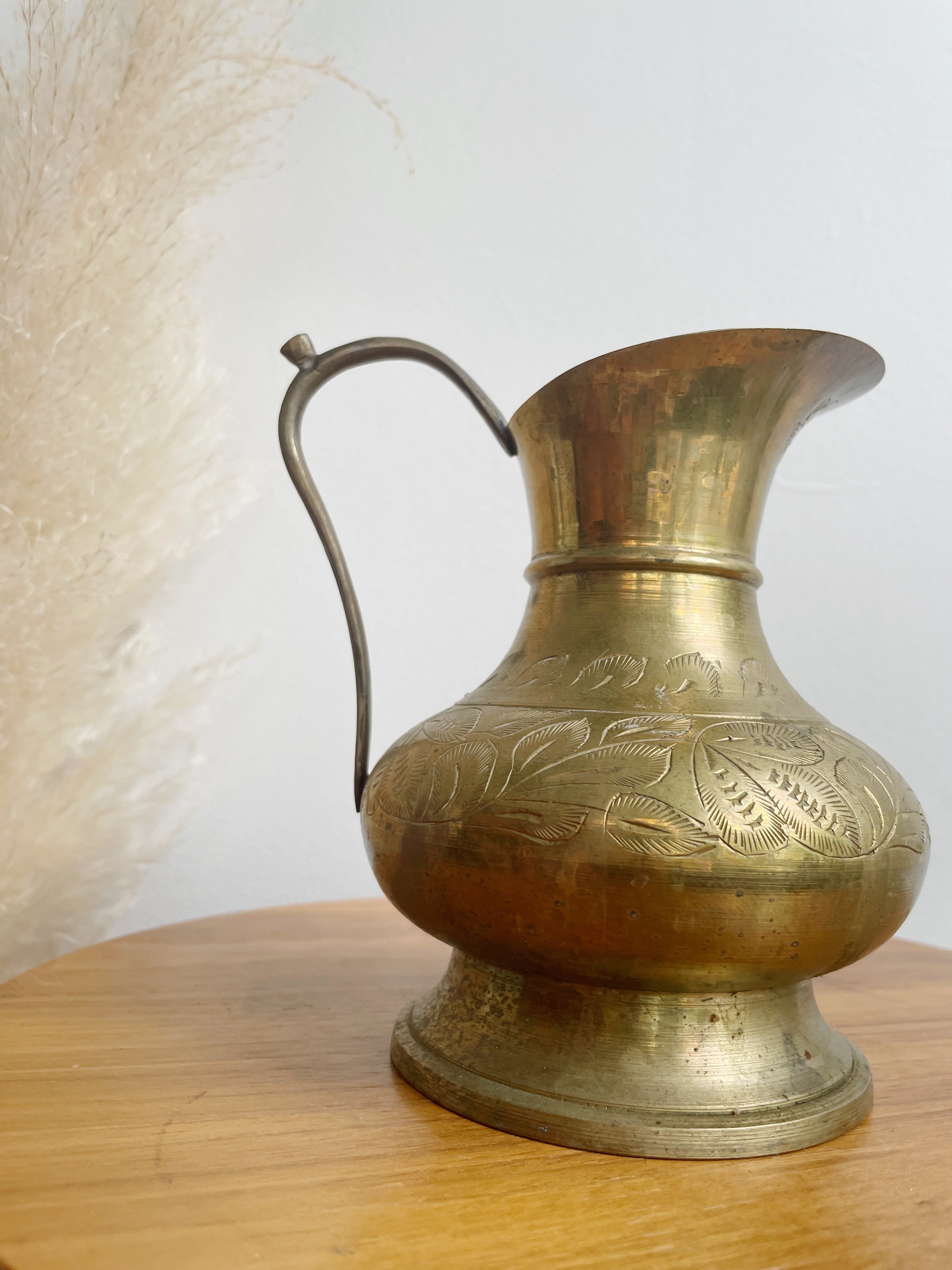 Etched Brass Pitcher – Brick Alley Co.
