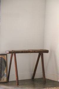 Antique Splayed Leg Work Bench