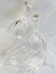 Set of Four Cyrstal Wine Glasses