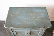 Load image into Gallery viewer, Antique Blue Painted Cabinet
