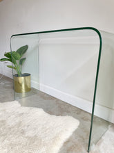Load image into Gallery viewer, Glass Waterfall Console Table
