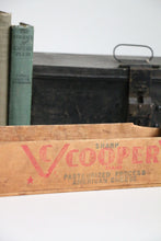 Load image into Gallery viewer, Primitive Cheese Box Early 1900&#39;s Wood Advertising Box Cooper

