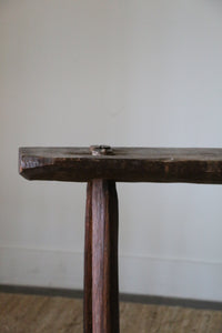 Antique Splayed Leg Work Bench