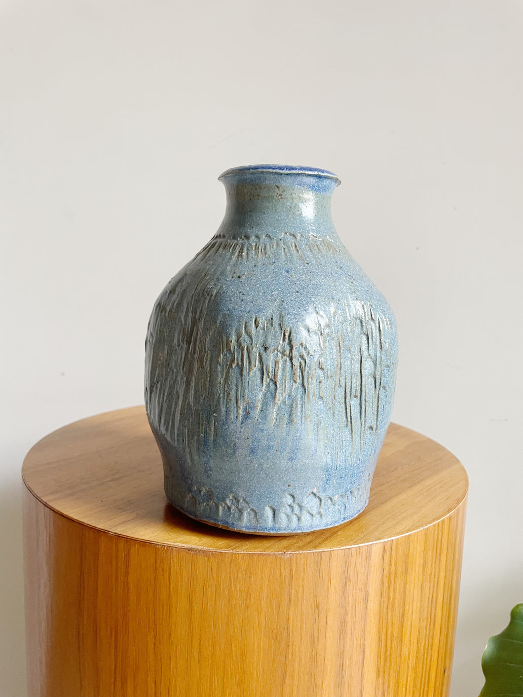 Handmade Ceramic Blue Vase